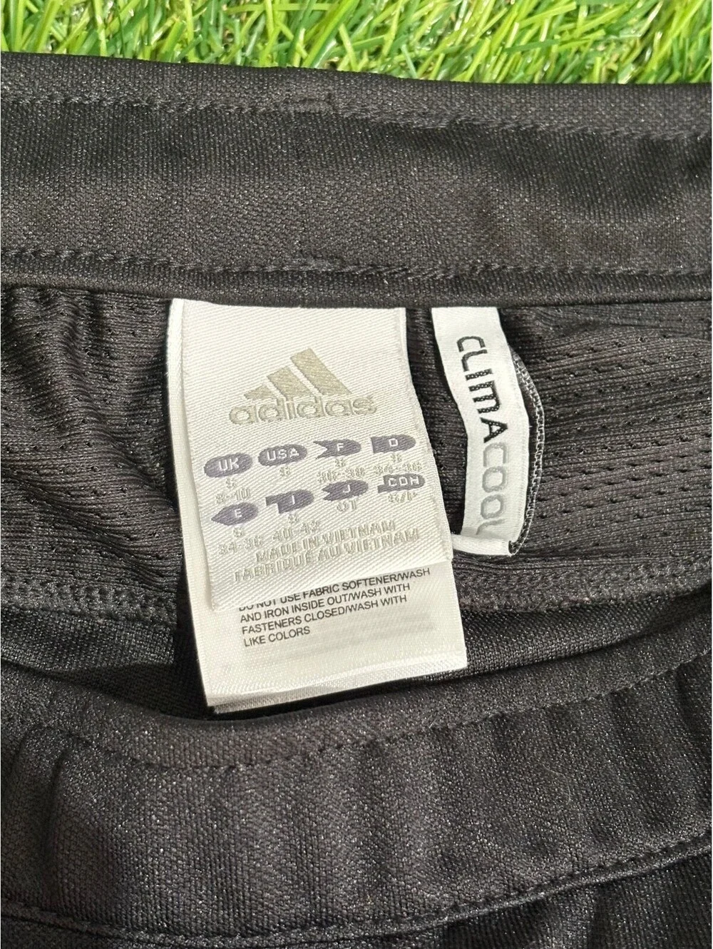 Vintage Adidas Climacool Track Pants Black Polyester Mens Size S